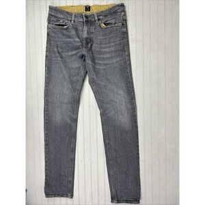 Boss Size 33x34 Mens Jeans Straight Stretch (Actual Inseam 33.5) Gray